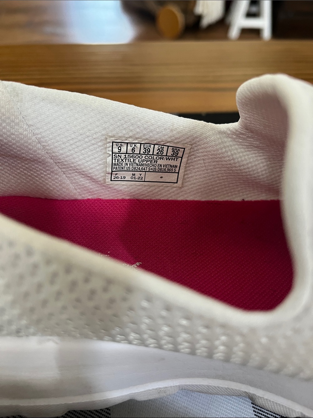 Skechers White Slip-On Sneakers with Pink Lining - Picture 2 of 5
